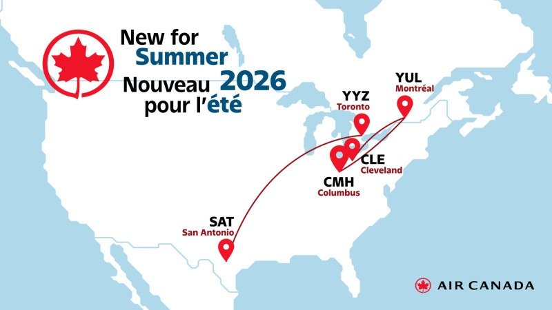 Air Canada Expands Transborder Route Options