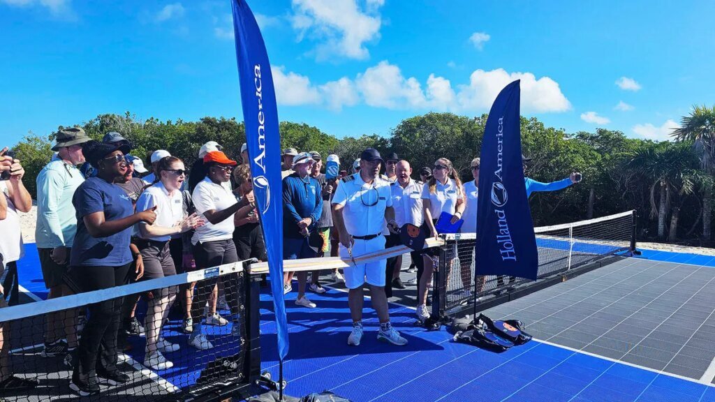 Exciting New Pickleball Courts Unveiled for Holland America Guests at RelaxAway Private Isle