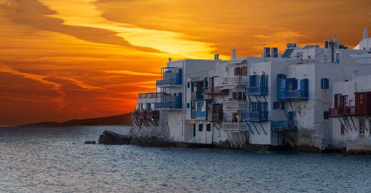 aegean sea sunset