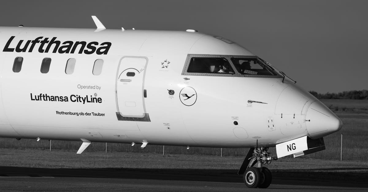 Lufthansa aircraft ready for departure