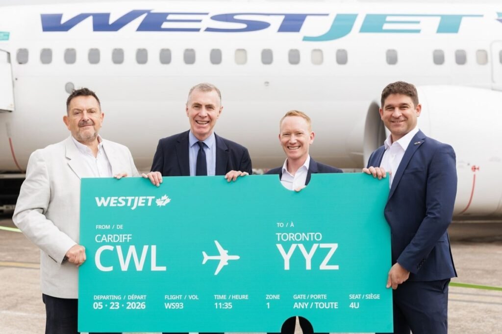WestJet Launches Historic Toronto to Cardiff Direct Flights Connecting Canada and Wales