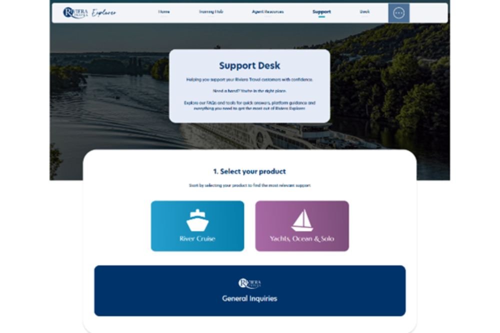 Riviera Travel Support Desk Transforms Travel Advisor Assistance Platform