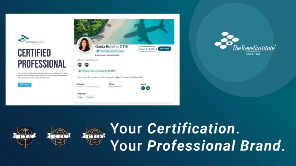 Travel Institute Digital Credentials Revolutionize Advisor Profiles